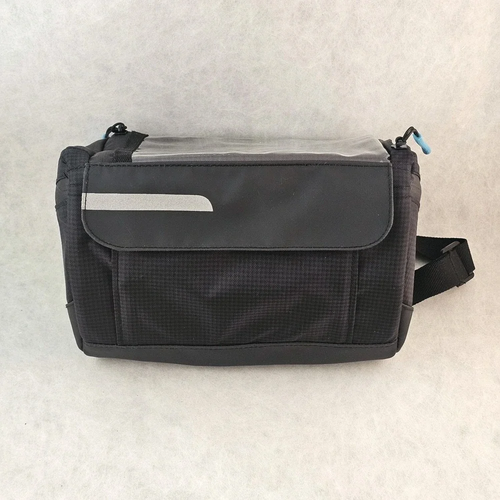 New OBOVA Bike Handlebar Bag Pouch Handlebars Waterproof Compact Quick Release